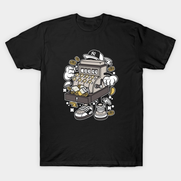 Cash Machine T-Shirt by CANVAZSHOP